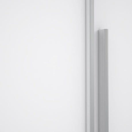 Armoire - Blanc mat -  2 portes battantes + 2 portes coulissantes - L 270,3 x P 61,2 x H 210 cm - NARAGO