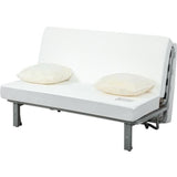 Banquette BZ NUAGE 3 places - Tissu Gris - Matelas SIMMONS - Couchage 188x138 cm