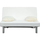 Banquette BZ NUAGE 3 places - Tissu Gris - Matelas SIMMONS - Couchage 188x138 cm