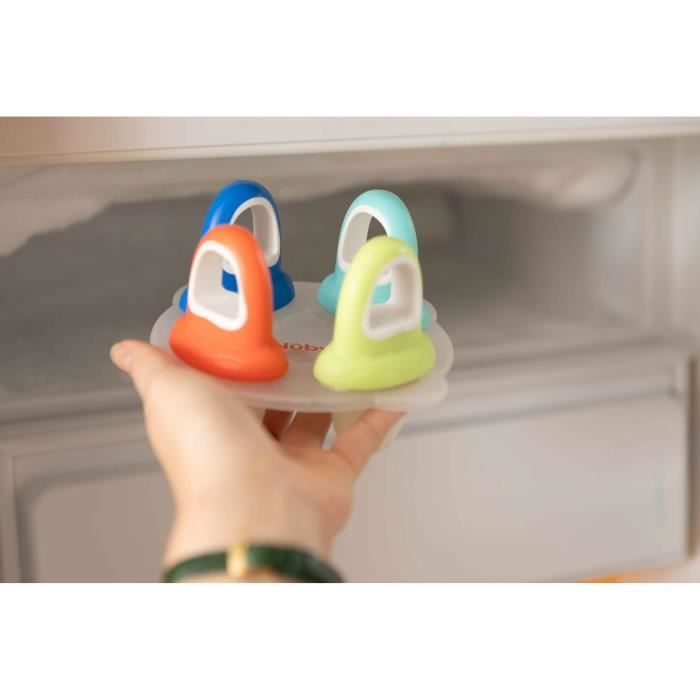 Moules a glace - NUBY - Fruitsicles - 4 bâtonnets