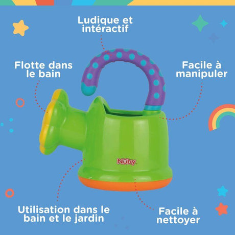 Jouet de bain - NUBY - Arrosoir amusant - Des 12 mois - Vert