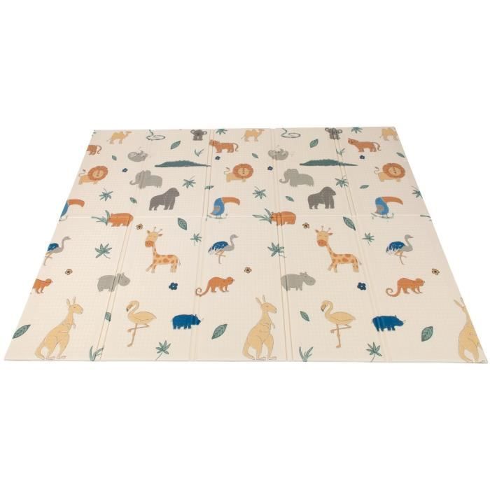 Tapis d'Éveil Réversible - NUBY - 200 x 150 x 1 cm - Safari