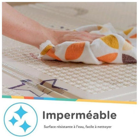 Tapis d'Éveil Réversible - NUBY - 200 x 150 x 1 cm - Léger et pliable - Safari - Des la naissance