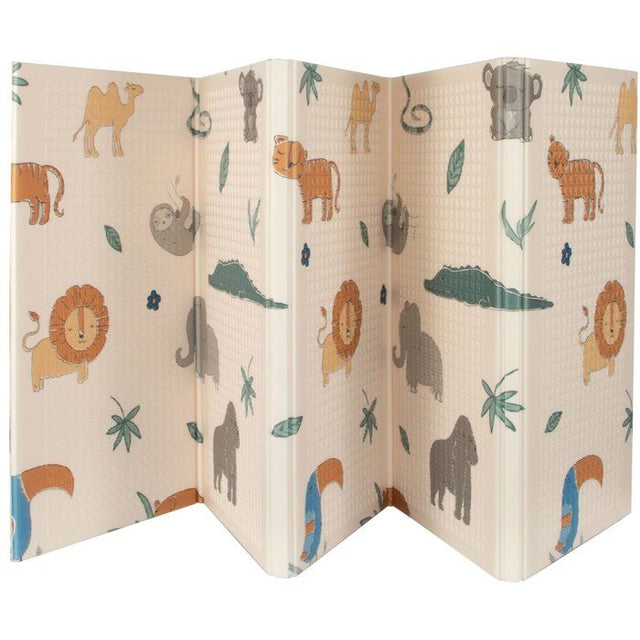 Tapis d'Éveil Réversible - NUBY - 200 x 150 x 1 cm - Léger et pliable - Safari - Des la naissance