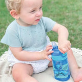 Lot de 2 gourdes - NUBY - Incredible Gulp - 360 ml - Dinosaures