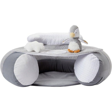 Siege gonflable - NUBY - Sit & Play au sol - Plateau amovible - Des 6 mois - Gris