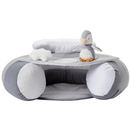 Siege gonflable - NUBY - Sit & Play au sol - Plateau amovible - Des 6 mois - Gris