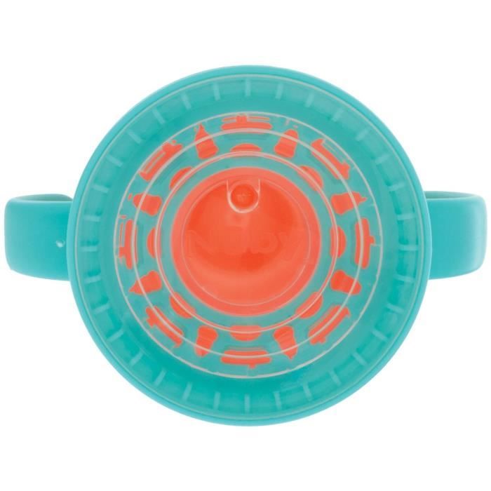 Lot de 2 tasses 360° avec poignées - NUBY - Garçon