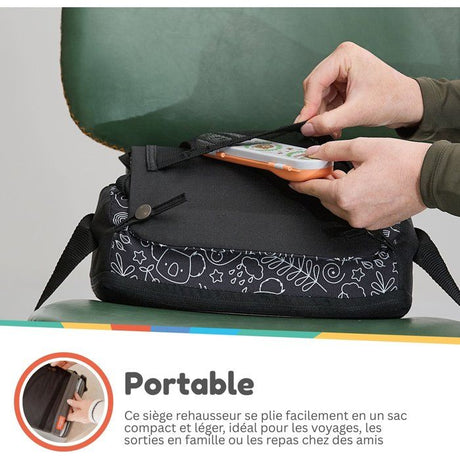 Siege réhausseur enfants - NUBY - Panda - Pliable - Mousse - Imperméable - Des 6 mois