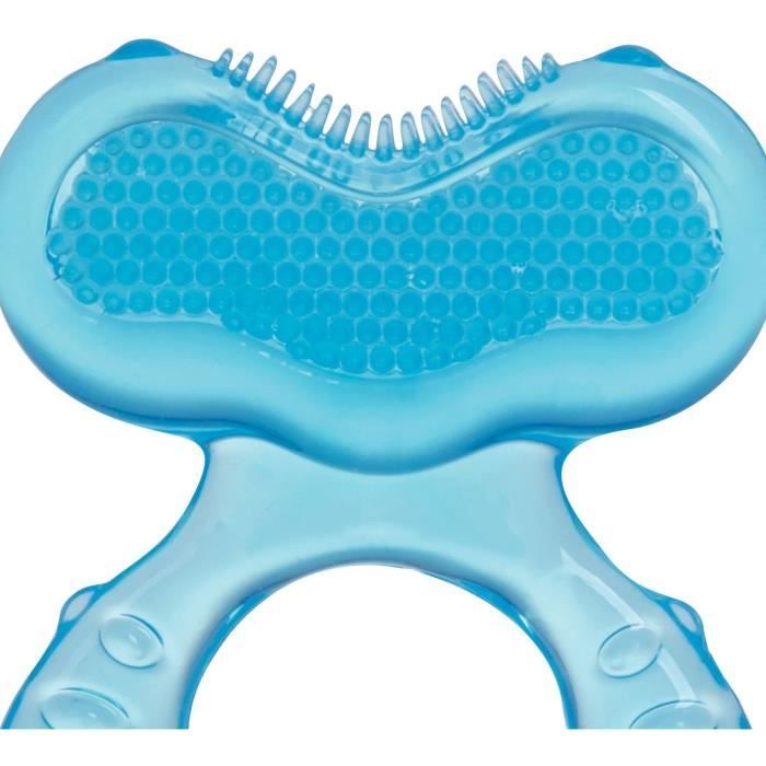 Anneau de dentition - NUBY - Teethe-eez - Silicone - Des 3 mois - Bleu