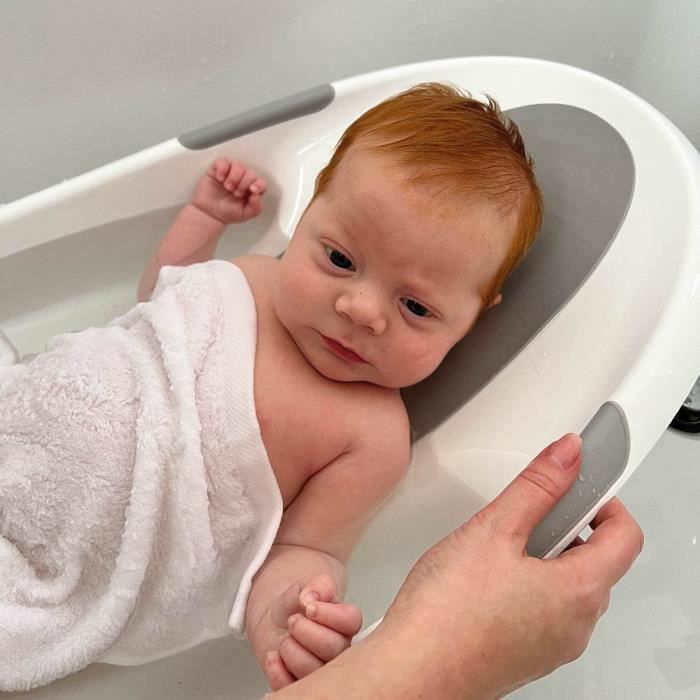 Baignoire bébé - NUBY - Dr.Talbot's - Des la Naissance - Support antidérapant intégré - Appui-tete souple