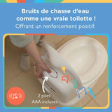 Pot bébé pour apprentissage de la propreté - NUBY - My Real Potty - Pot enfant avec bruit de chasse d'eau - Piles incluses