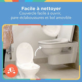 Pot bébé pour apprentissage de la propreté - NUBY - My Real Potty - Pot enfant avec bruit de chasse d'eau - Piles incluses