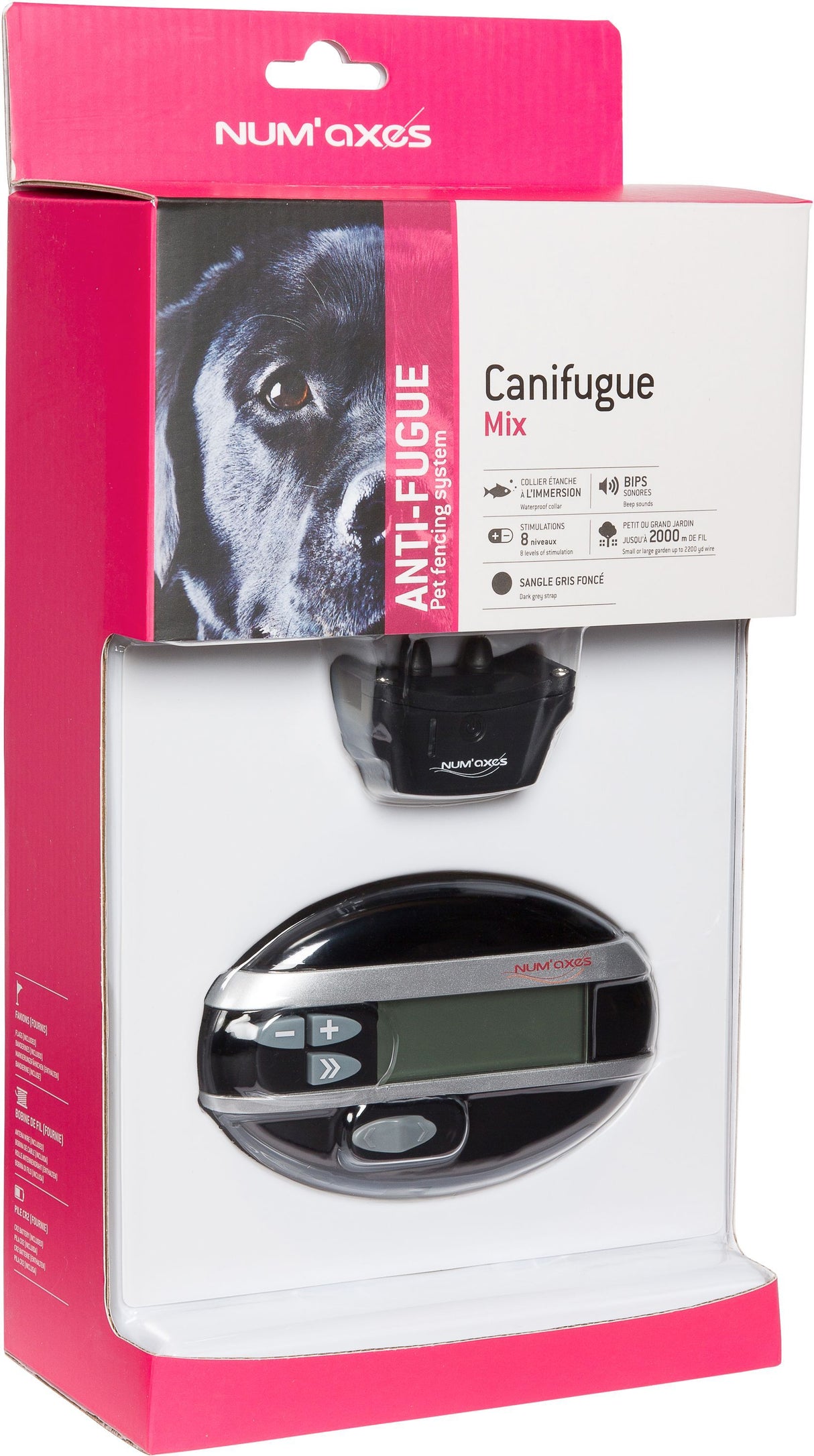 Set complet - NUM'AXES - CANIFUGUE MIX FUG1033 - Noir- Jusqu'a 2 000 m