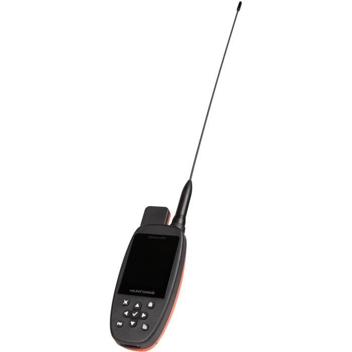 CANICOM GPS 2 - Ensemble complet collier - traceur GPS - NUM'AXES - Noir / Orange