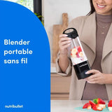 Blender portable - NUTRIBULLET - NBP003B - 100 W - 475 ml - Sans BPA - Noir