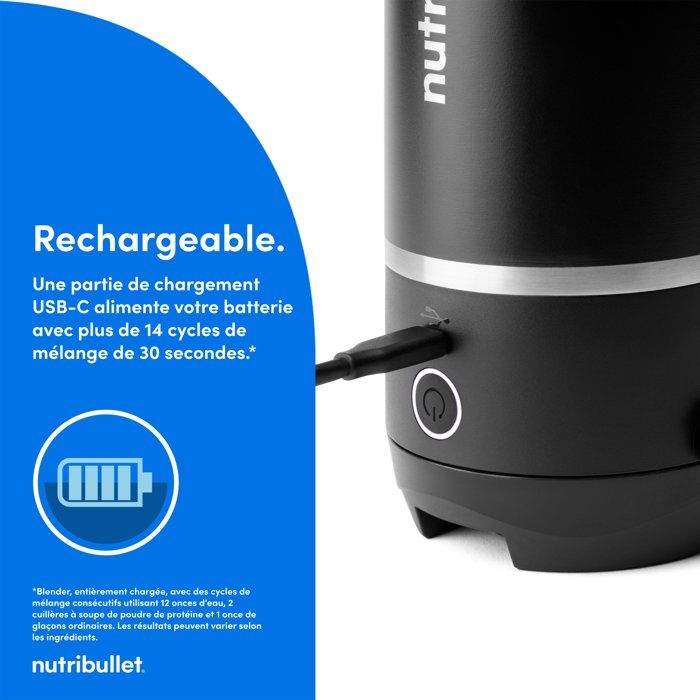 Blender - NUTRIBULLET - Flip - NBP106B -Noir