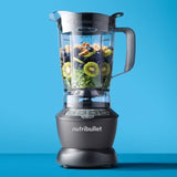 Blender - NUTRIBULLET - NUTRICOMBO - Pichet 1.6L - 2 tasses sans BPA (700 ml/500 ml) - 1000W - 3 vitesses - Gris