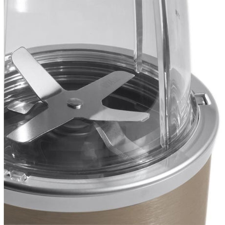 Blender personnel - NUTRIBULLET Pro 900 - NB907CP - 900W - 2 tasses + 2 couvercles + anneau - Doré