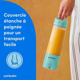 Blender portable - NUTRIBULLET - NBP003LBL - 70W -  0.475L - Light Blue - 1 gourde incluse