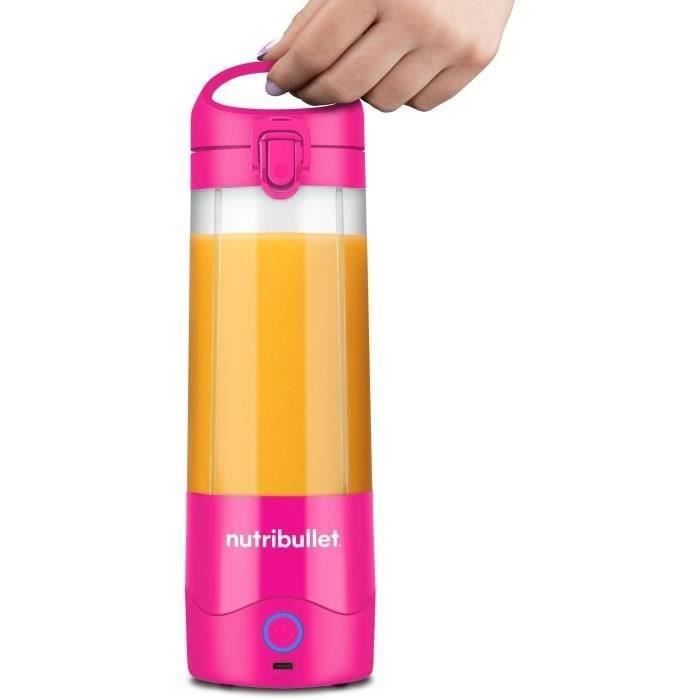 Blender portable - NutriBullet - NBP003BP - 70W -  0.475L - Rose - 1 gourde incluse
