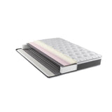 MODAMS Nuvola 160 x 200 - 336 Ressorts biconiques - Mousse PU 24kg/m² - Surmatelas intégré - Respirant - Réversible - Ep. 27 cm