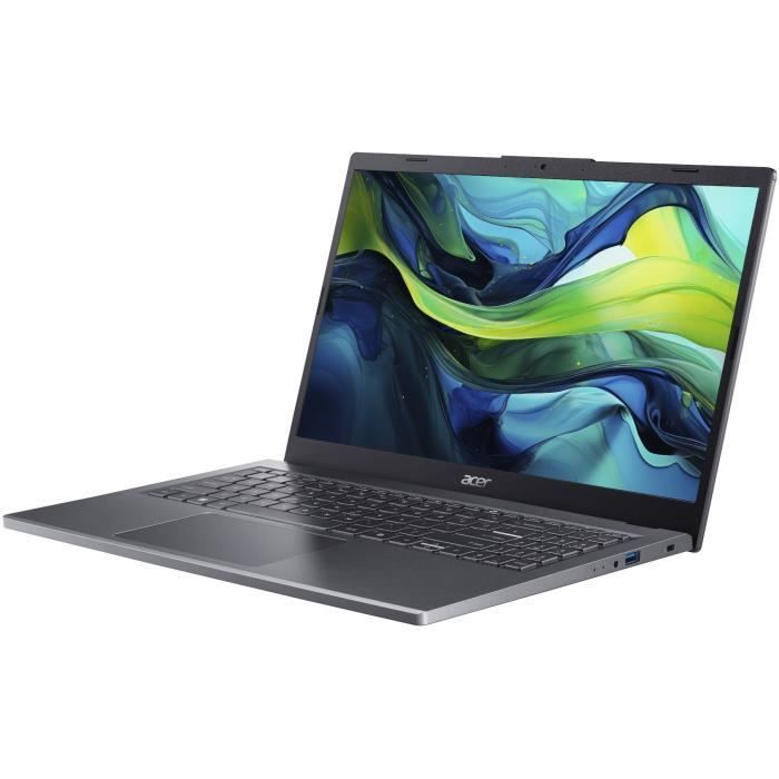 PC Portable ACER - Aspire A15-61M-R8W0 - Win 11 - 15,6'' FHD 60Hz - Ryzen 5-8640HS - RAM 8Go -Stockage 512Go SSD -Radeon CGN -AZERTY