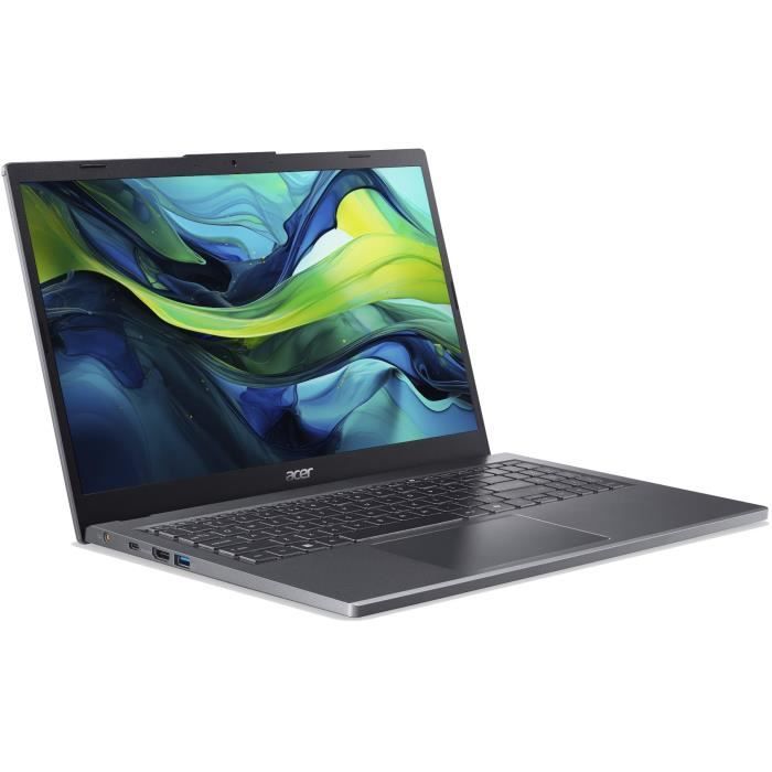 PC Portable ACER - Aspire A15-61M-R8W0 - Win 11 - 15,6'' FHD 60Hz - Ryzen 5-8640HS - RAM 8Go -Stockage 512Go SSD -Radeon CGN -AZERTY