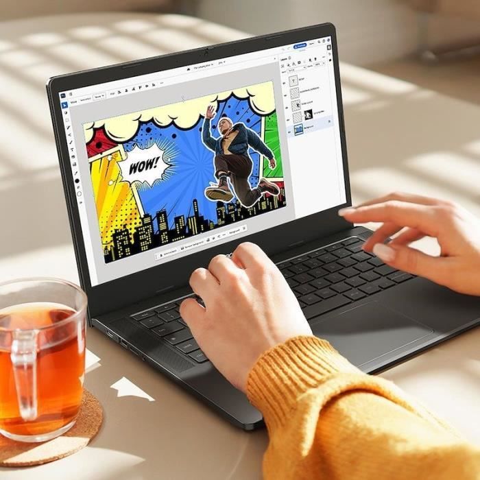 PC Portable Acer - Chromebook Plus CB514-4H-30AF - Chrome OS - 14 FHD IPS - Core i3-N305 - RAM 8Go - 512Go SSD