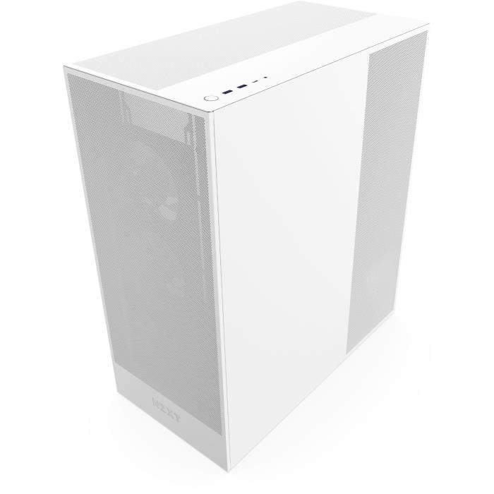 Boitier moyen-tour - NZXT - CM-H72FW-R1 - H7 Flow RGB avec ventilateurs RGB inclus - Blanc