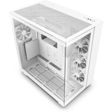 Boitier moyen-tour - NZXT - H9 Flow - Refroidissement avancé - 4 ventilateurs F120mm - Blanc
