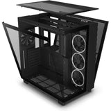 Boîtier moyen-tour - NZXT - H9 Elite - Verre trempé - Circulation d'air optimale - Noir