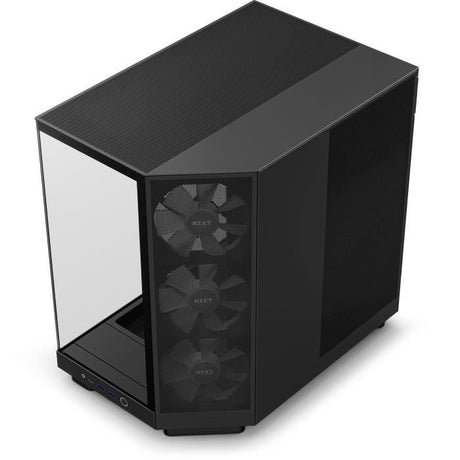 Boitier moyen-tour - NZXT - CC-H61FB-R1 - H6 Flow RGB - Double chambre - Ventilateurs RGB inclus - Noir