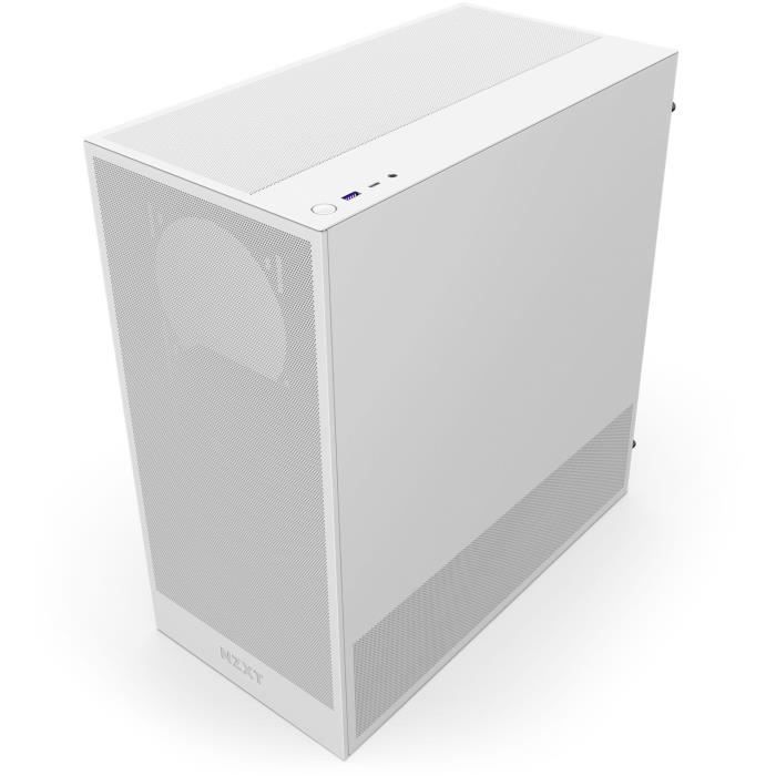 Boitier moyen-tour compact ATX - NZXT - CC-H52FW-01 - H5 Flow - Blanc