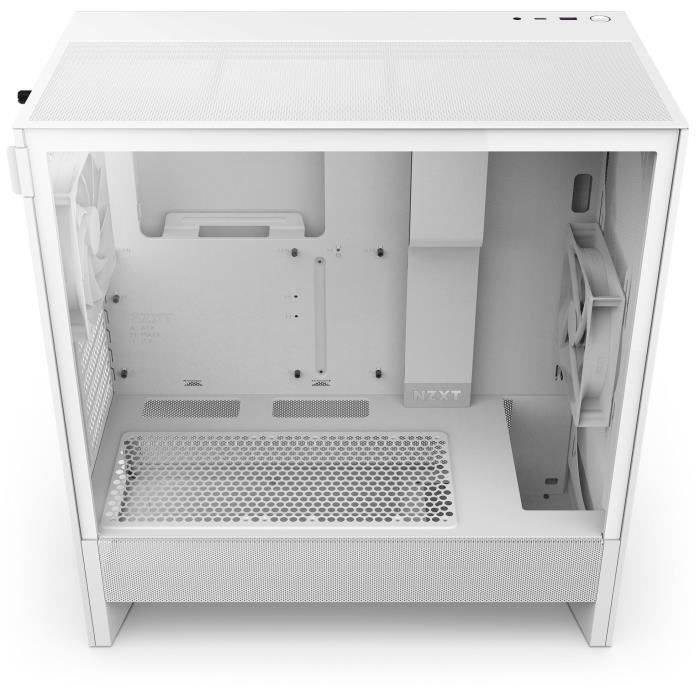 Boitier moyen-tour compact ATX - NZXT - CC-H52FW-01 - H5 Flow - Blanc