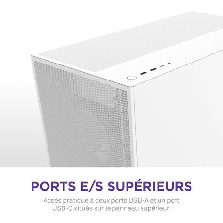 Boitier moyen-tour - NZXT - CM-H72FW-01 - H7 Flow - Blanc