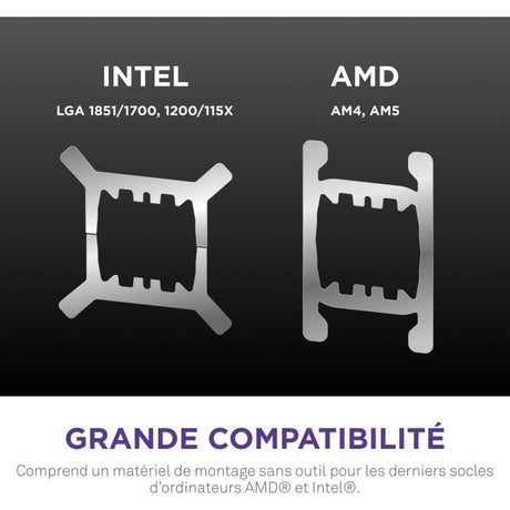 Watercooling - NZXT - RL-KR36E-W2 - Kraken Elite 360 RGB - Écran 2.72, panneau RGB personnalisable et ventilateurs RGB - Blanc