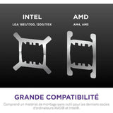 Watercooling - NZXT - RL-KR36E-W2 - Kraken Elite 360 RGB - Écran 2.72, panneau RGB personnalisable et ventilateurs RGB - Blanc