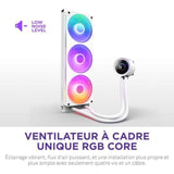 Watercooling - NZXT - RL-KR360-W2 - Kraken Plus 360 RGB - Écran carré 1.54 personnalisable et ventilateurs RGB - Blanc