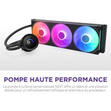 Watercooling - NZXT - RL-KR360-B2 - Kraken Plus 360 RGB - Écran carré 1.54 personnalisable et ventilateurs RGB - Noir