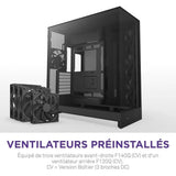 Boitier moyen-tour double chambre - NZXT - CM-H92FB-01 - H9 Flow - Noir