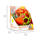 BRIGHT STARTS  OBALL -Hochet pour bébé - Rollin' Rainstick - Perles multicolores - Baton de pluie - 3M+