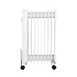 Radiateur bain d'huile électrique - 2000 Watts - OCEANIC - 3 puissances - 9 éléments - Mobile - Blanc