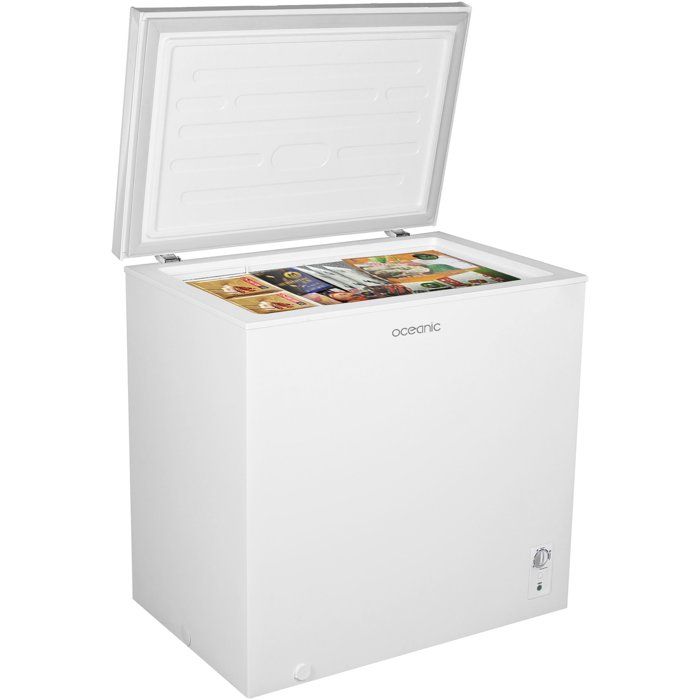 Congélateur coffre - CONTINENTAL EDISON - OCEACC194WD - Classe D - 194 L - 81,8 x 55,8 x 83,5 cm - Blanc