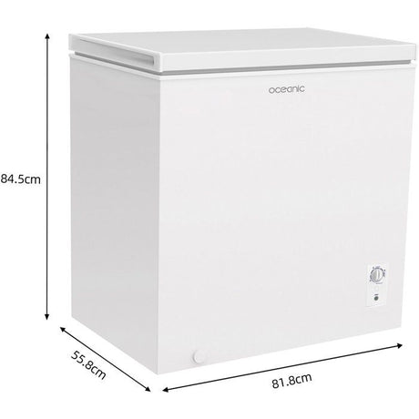 Congélateur coffre - CONTINENTAL EDISON - OCEACC194WD - Classe D - 194 L - 81,8 x 55,8 x 83,5 cm - Blanc