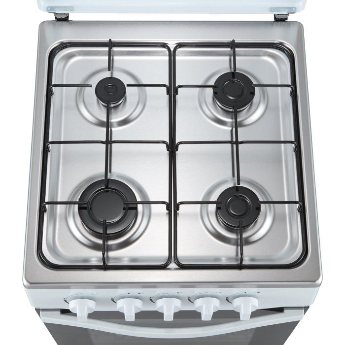 Cuisiničre ŕ gaz - OCEANIC - OCEACG5055GW - 4 feux  - 7700 W - Blanc