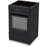 OCEANIC CV5050B8 Cuisiniere vitrocÈramique 50x50 - Four convection naturelle - 48 L - Noir