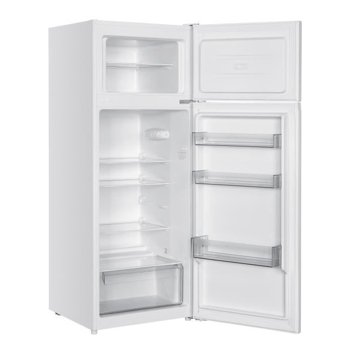 Réfrigérateur congélateur haut OCEANIC OCEAF2D206W3  - 2 Portes -  206L - Froid statique - Blanc