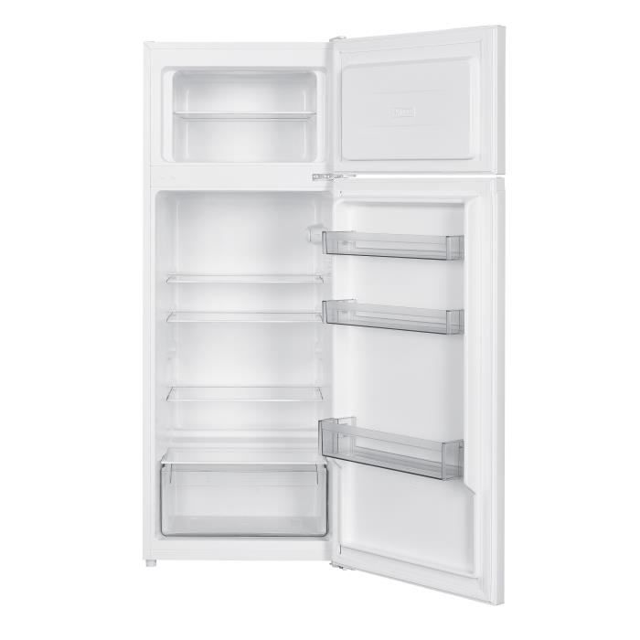 Réfrigérateur congélateur haut OCEANIC OCEAF2D206W3  - 2 Portes -  206L - Froid statique - Blanc