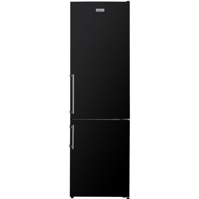Réfrigérateur combiné - OCEANIC - OCEAFC262STDB - 262 L - Classe D - 55 x 56 x 180 cm - Noir